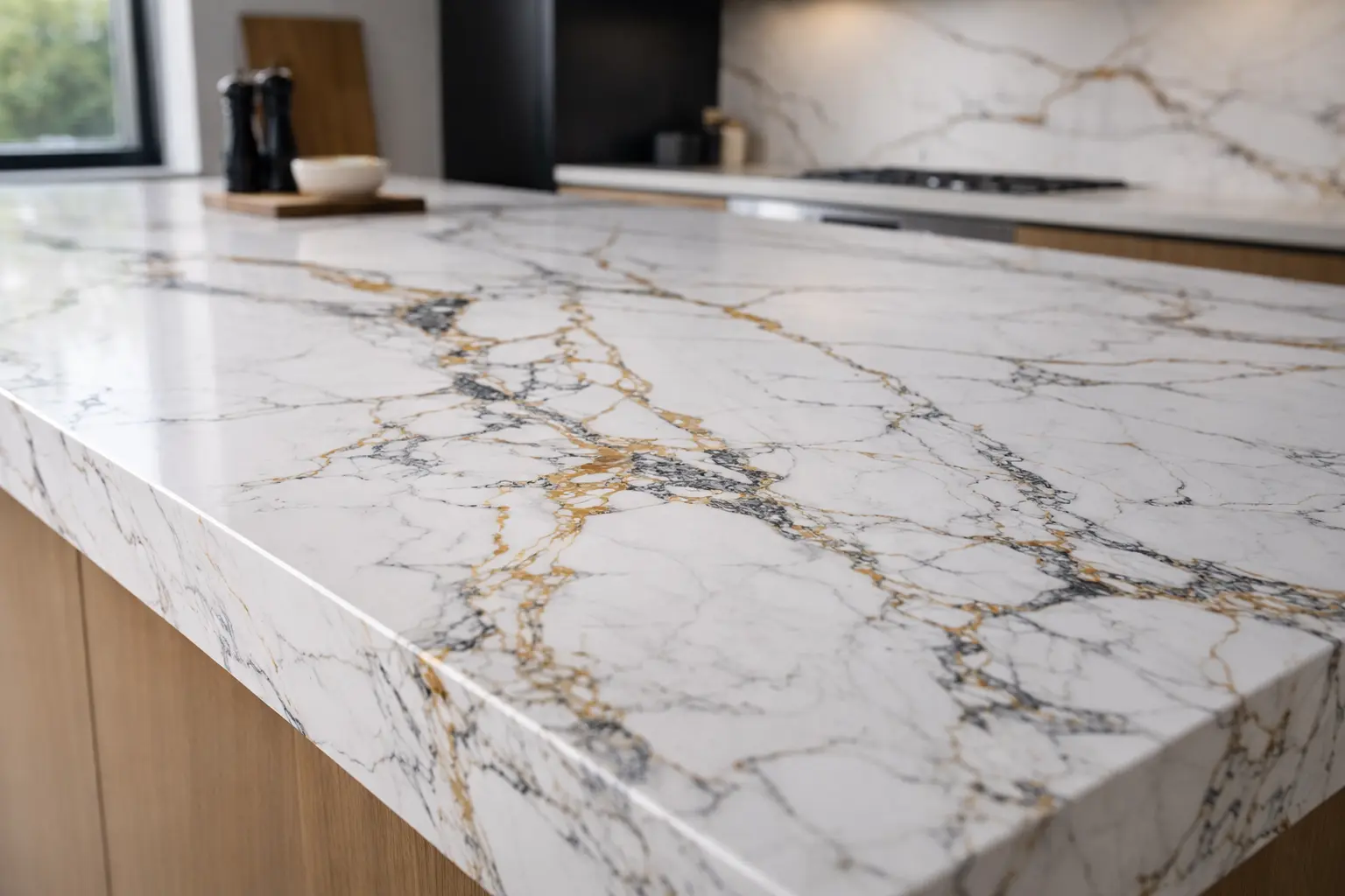 Marmerlook Keramiek Keukenblad
