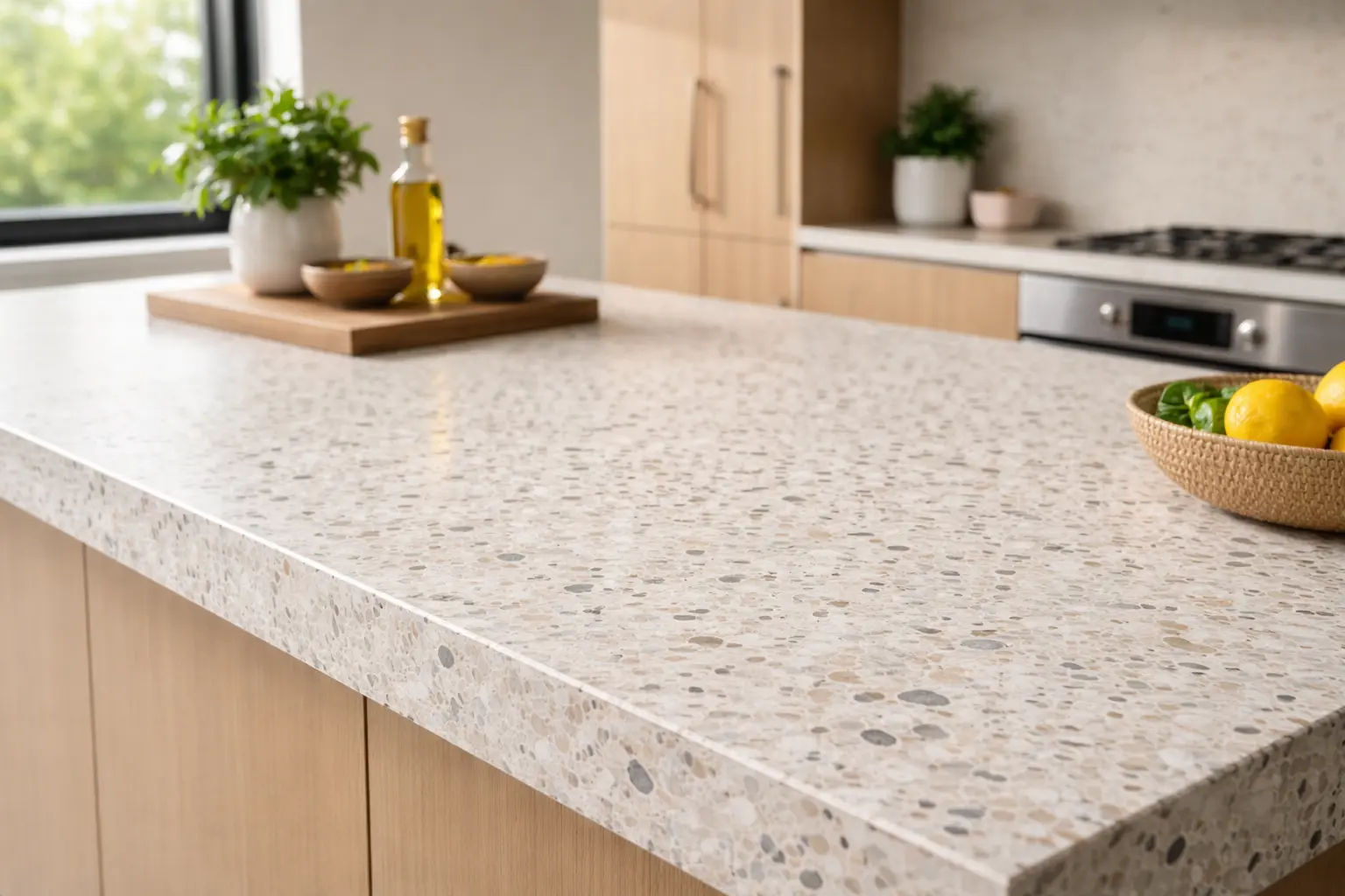 Terrazzo Keramiek Werkblad